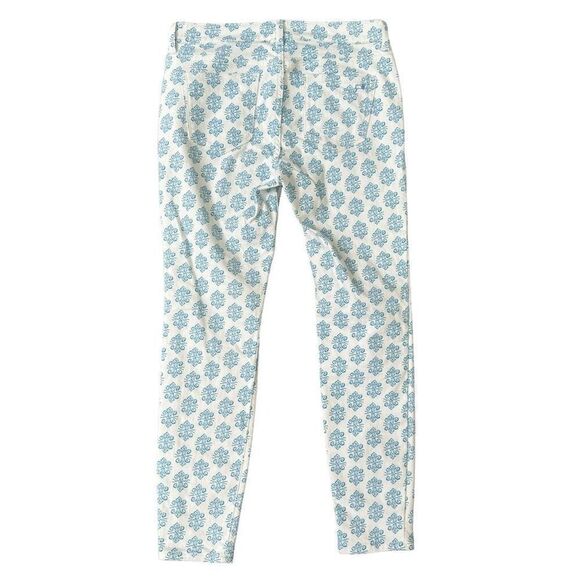 VINEYARD VINES MEDALLION PRINT DENIM MIDRISE SKINNY JEANS BLUE JAY size 6 - Picture 3 of 8